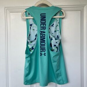 •Under Armour• Girls Double Layer Tank Top - Size Small